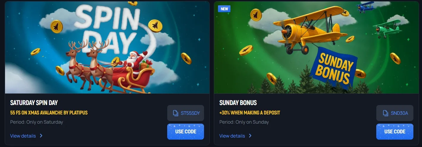 Regular Promotions