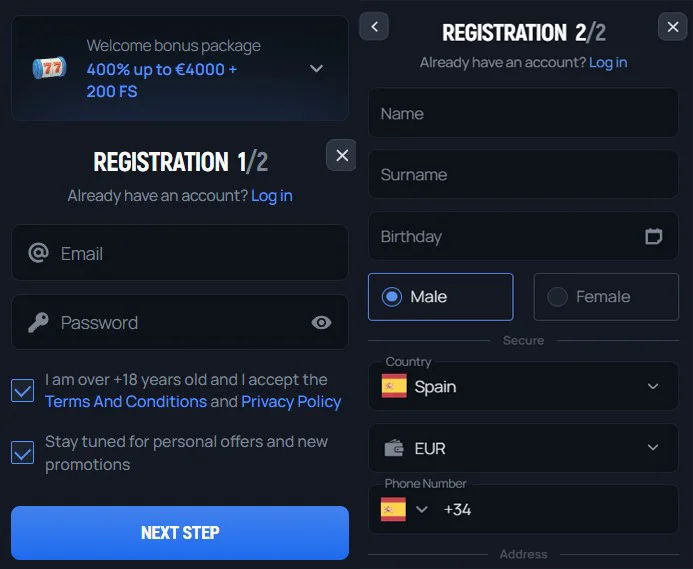 Registration and KYC